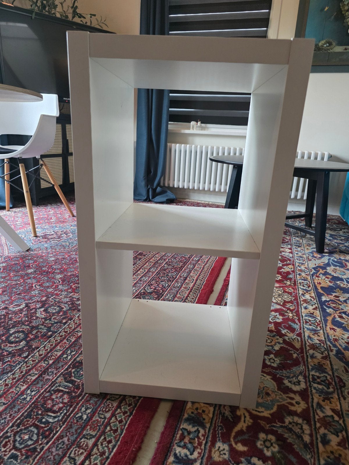 Witte open kast met 2 vakken kalax, Huis en Inrichting, Kasten | Boekenkasten, Ophalen