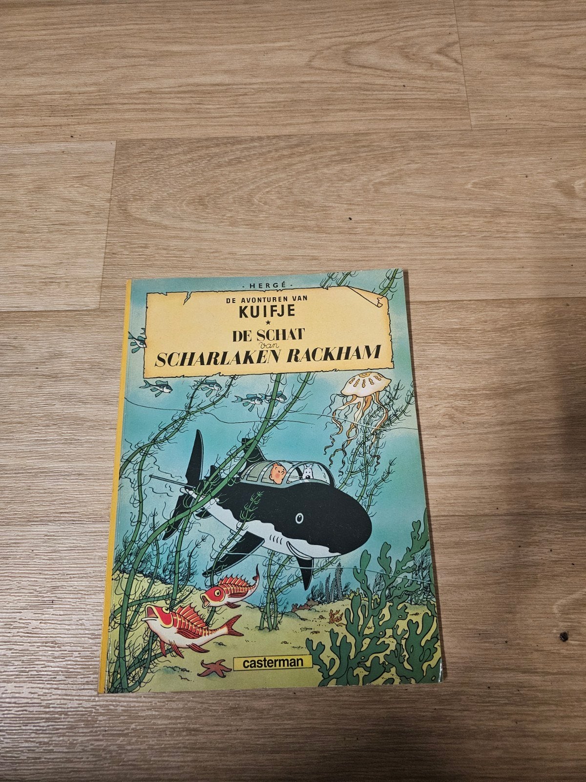 Kuifje - De Schat van Scharlaken Rackham, Eén stripboek, Ophalen of Verzenden, Zo goed als nieuw, Hergé ,Casterman