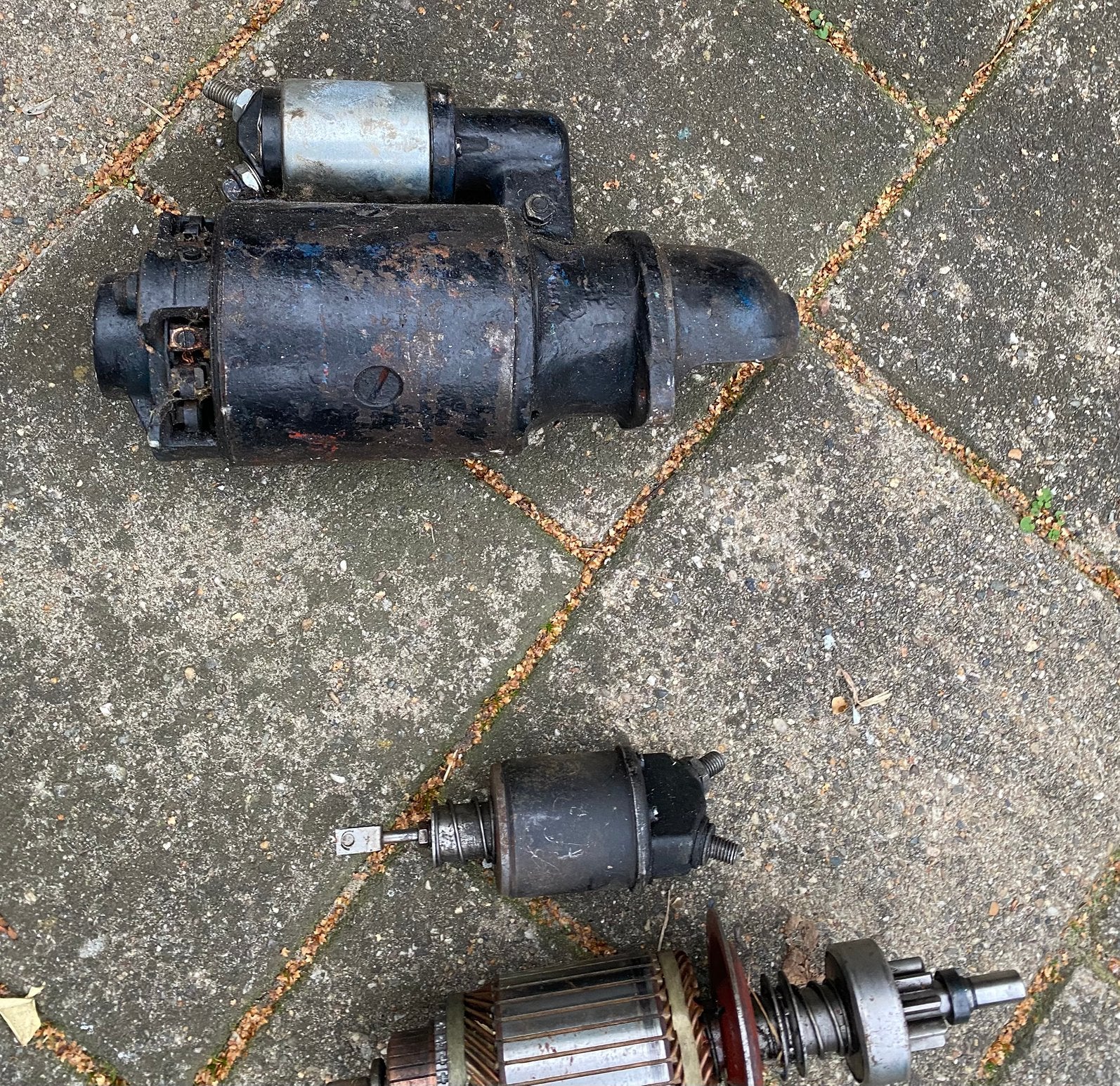 Start motor Mercedes OM636 + onderdelen, Ophalen of Verzenden