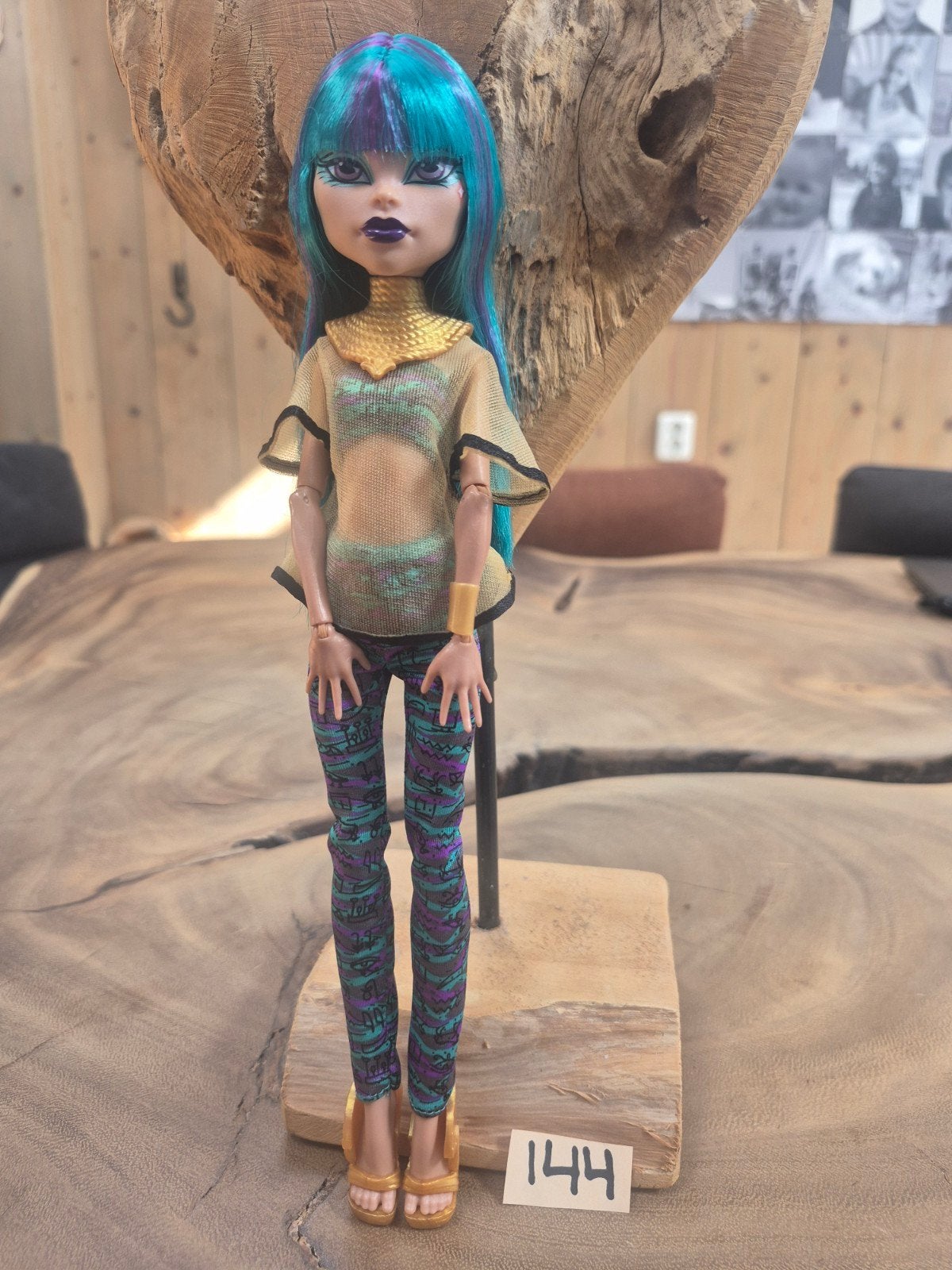 Monster High Cleo De Nile Pop met Accessoires, Verzamelen, Ophalen of Verzenden, Gebruikt, Pop