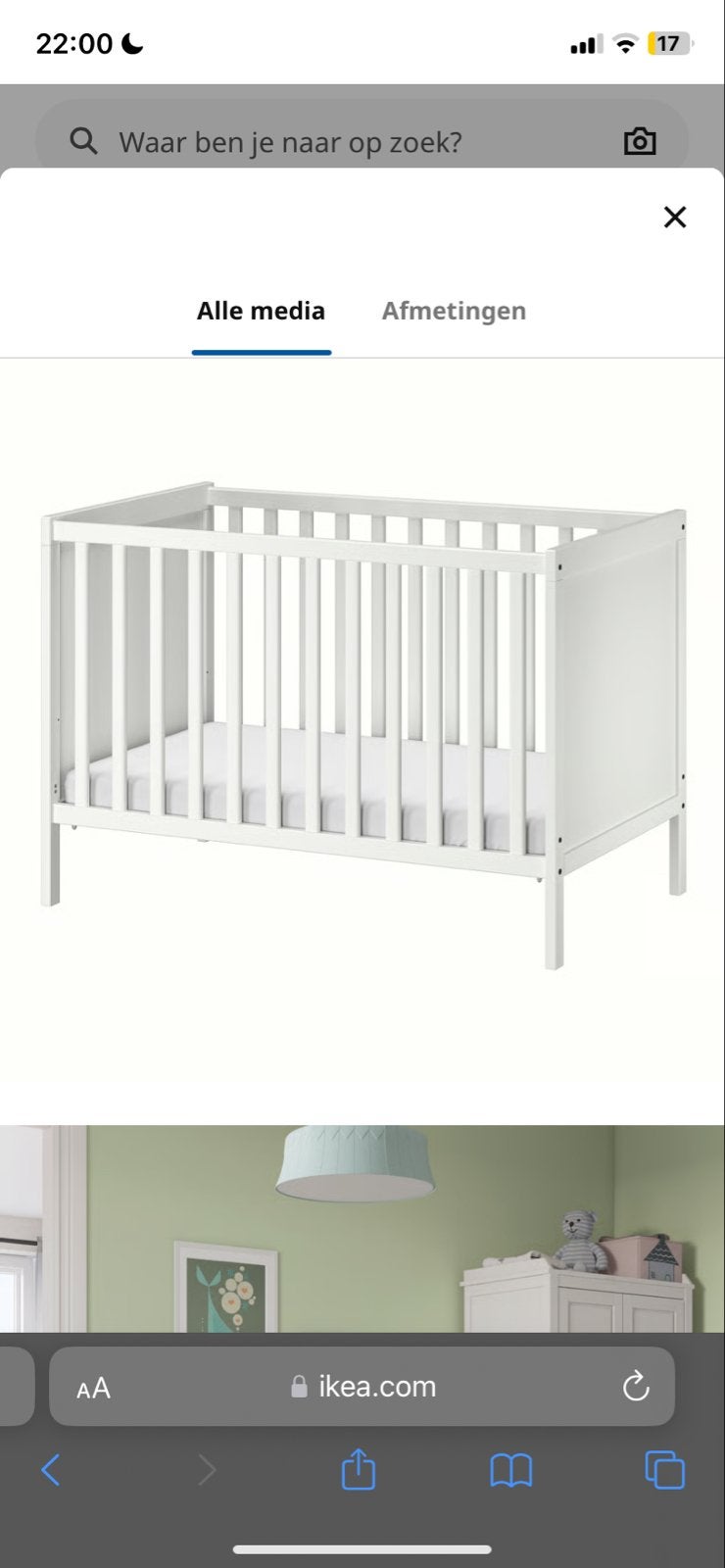 Ikea sundvik ledikant, Ophalen, Gebruikt, Ledikant