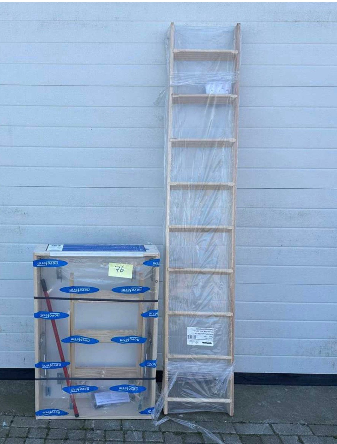Novoferm Loftladder 1180 2-delig zoldertrap  - 70x110x20cm, Ophalen, Zo goed als nieuw, Ladder, 2 tot 4 meter