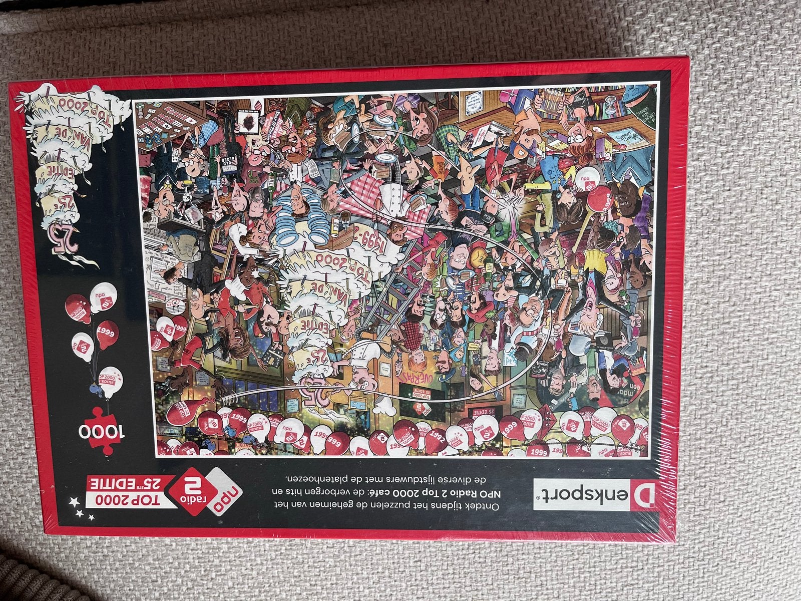 Denksport NPO Radio 2 Top 2000 legpuzzel 1000 stukjes, Ophalen of Verzenden, 500 t/m 1500 stukjes, Nieuw, Legpuzzel