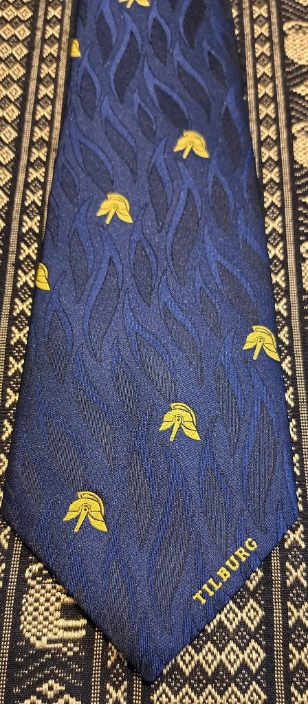 Brandweer Tilburg stropdas, Kleding | Heren, Ophalen of Verzenden, Nieuw, Blauw