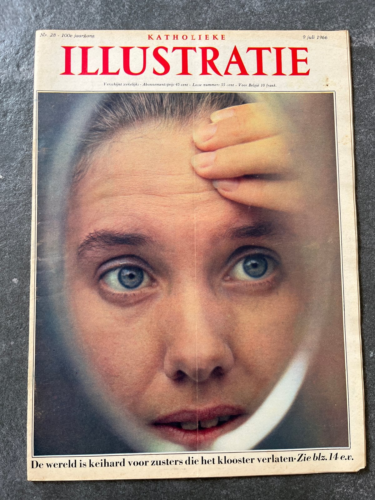Katholieke Illustratie - 9 juli 1966 - Zusters klooster, Boeken, Tijdschriften en Kranten, Ophalen of Verzenden, Gelezen, Overige typen
