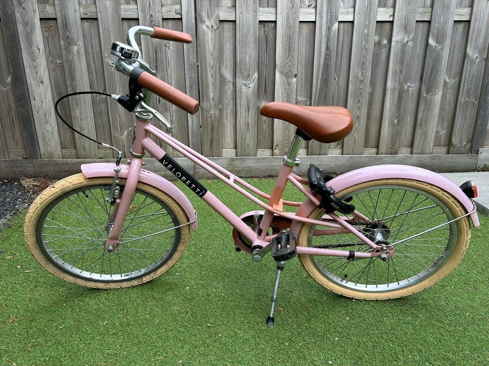 Veloretti Kinderfiets Roze - 20 inch, Ophalen, Gebruikt, Velgrem, Handrem