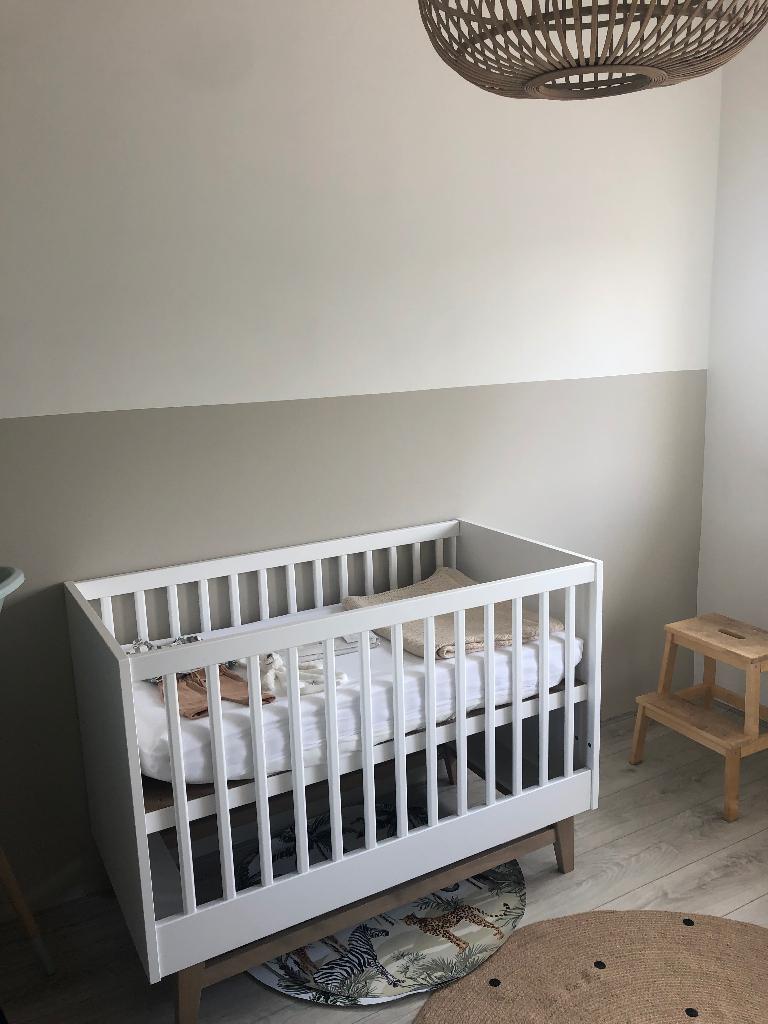 Ledikant en commode Kidsmill Noud, Kinderen en Baby's, Kinderkamer | Commodes en Kasten, Ophalen, Gebruikt, 50 tot 70 cm, 100 cm of meer