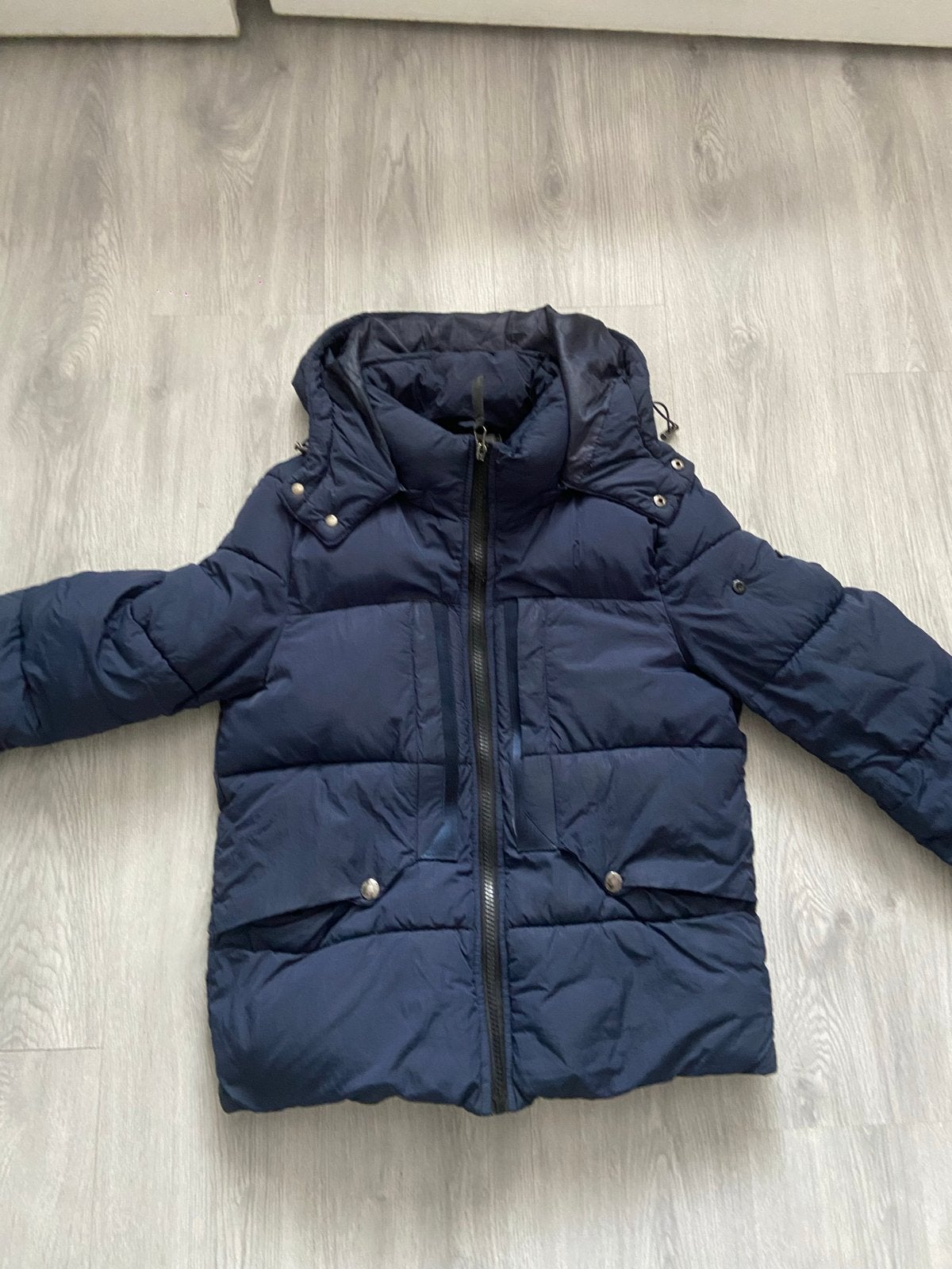 Stone Island Puffer Jas Maat S - ZONDER LOGO, Ophalen of Verzenden, Zo goed als nieuw, Maat 46 (S) of kleiner, Blauw