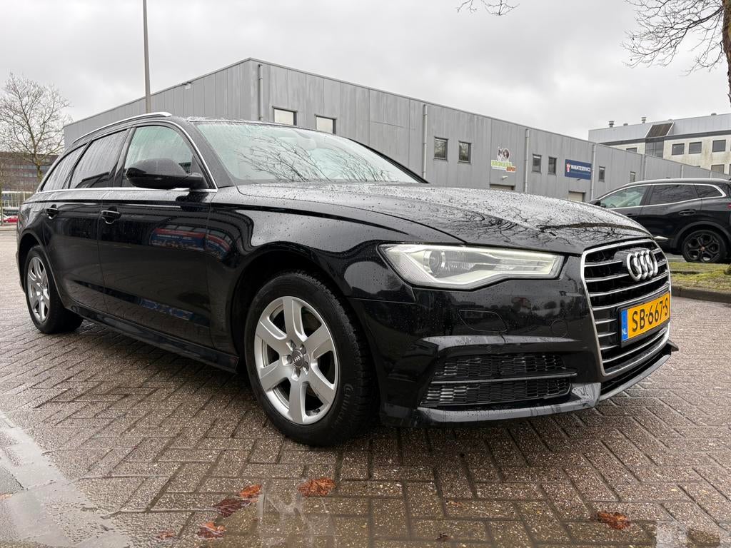Audi A6 2.0 TDI Ultra 150pk S Tronic 2016 Zwart, Auto's, Audi, Stof, Zwart, Stationwagon, Diesel