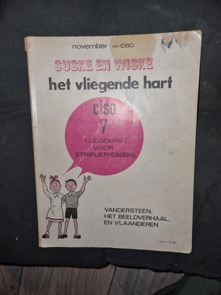 Suske en Wiske: Het Vliegende Hart (CISO 7, 1971), Eén stripboek, Ophalen of Verzenden, Gelezen, Vandersteen