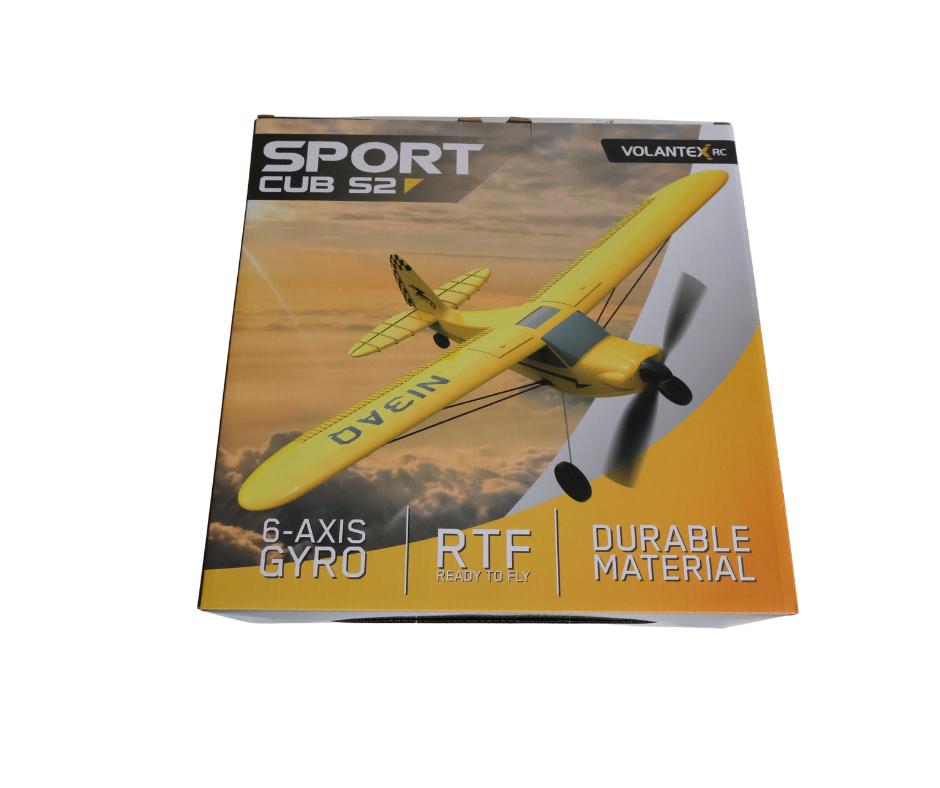 VOLANTEX SPORT CUB S2 3CH 400MM BRUSHED w/GYRO EPP RTF, Hobby en Vrije tijd, Modelbouw | Radiografisch | Vliegtuigen, Ophalen of Verzenden