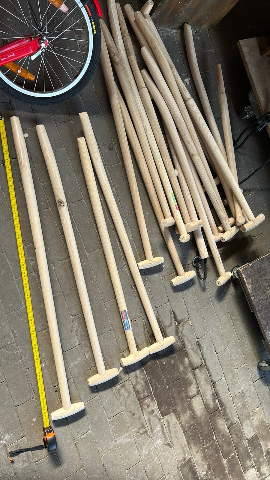 Stelen voor steelschep of bats, Ophalen of Verzenden, Nieuw