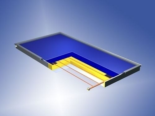 Zonneboiler compleet systeem 10,2 GJ (3 panelen en 300 l), Niet ingevuld, Hoog rendement (Hr), Overige typen, Niet ingevuld