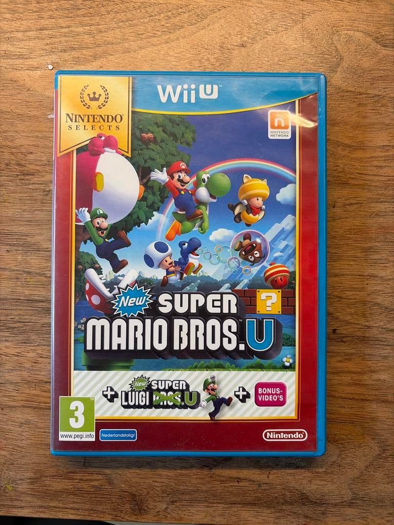 New Super Mario Bros. U + New Super Luigi U (Wii U), Spelcomputers en Games, Games | Nintendo Wii U, Gebruikt, Eén computer, Ophalen of Verzenden