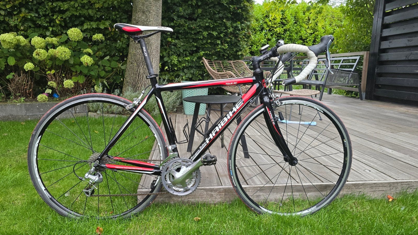 Haibike Compline Tour RC racefiets Shimano Tiagra XLC, 28 inch, Gebruikt, Velgrem, Aluminium