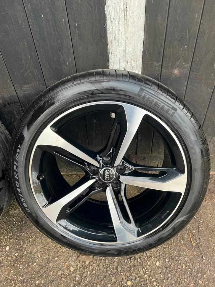 Originele Audi sport Q7 SQ7 velgen 21? pirelli zomer set, Niet ingevuld, Gebruikt, Banden en Velgen, Niet ingevuld