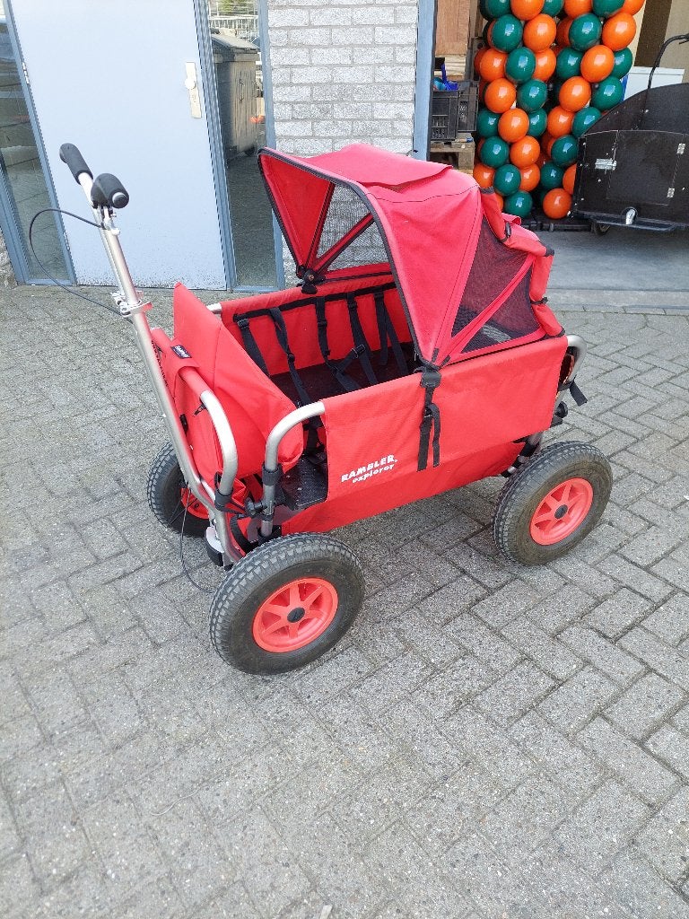 Rambler Explorer bolderwagen met zonnescherm + babyzit, Caravans en Kamperen, Ophalen of Verzenden, Zo goed als nieuw