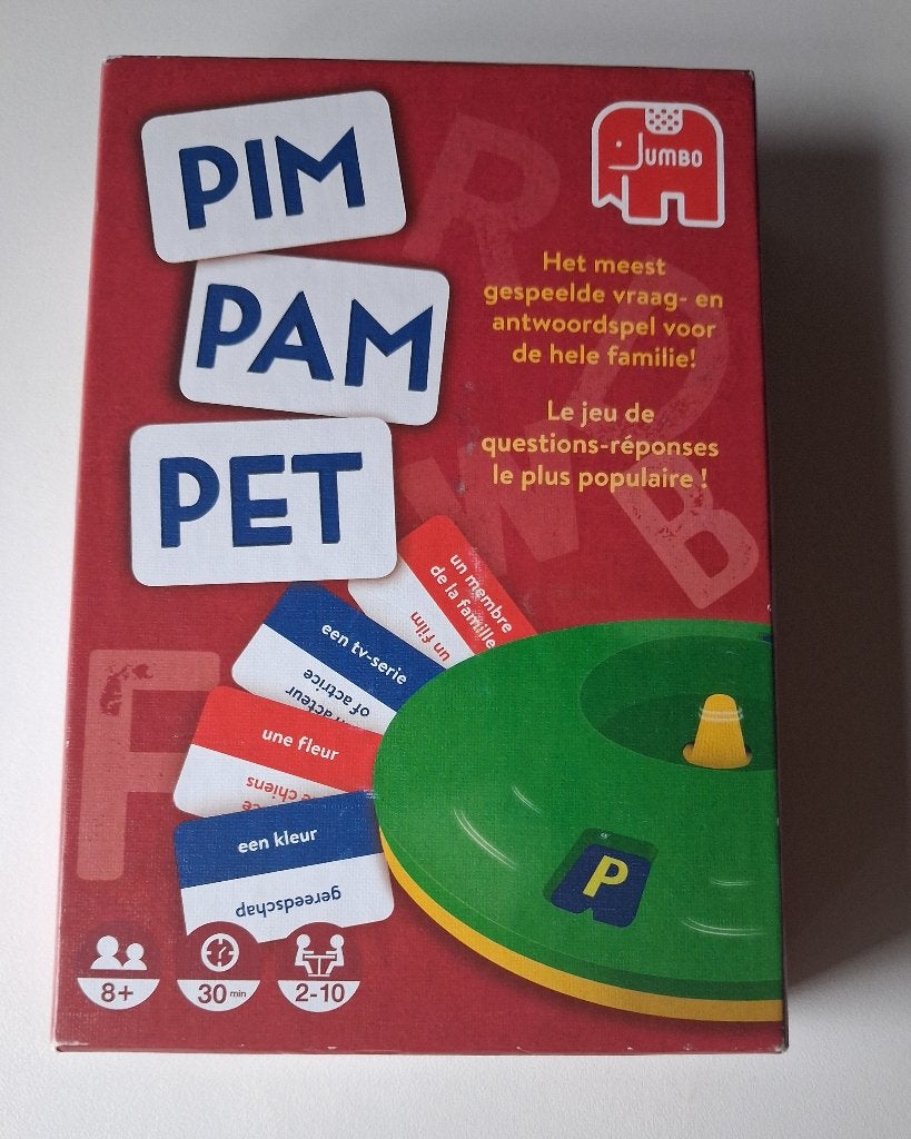 Kinderspel Pim Pam Pet, Ophalen of Verzenden, Zo goed als nieuw