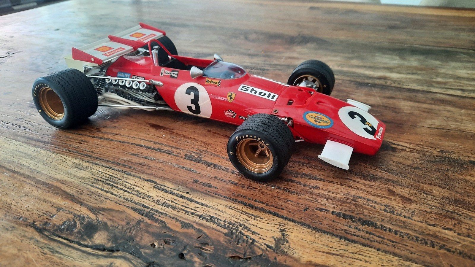 Ferrari 312B Jacky Ickx 1:12 Tamiya, Ophalen of Verzenden, Gebruikt, Auto