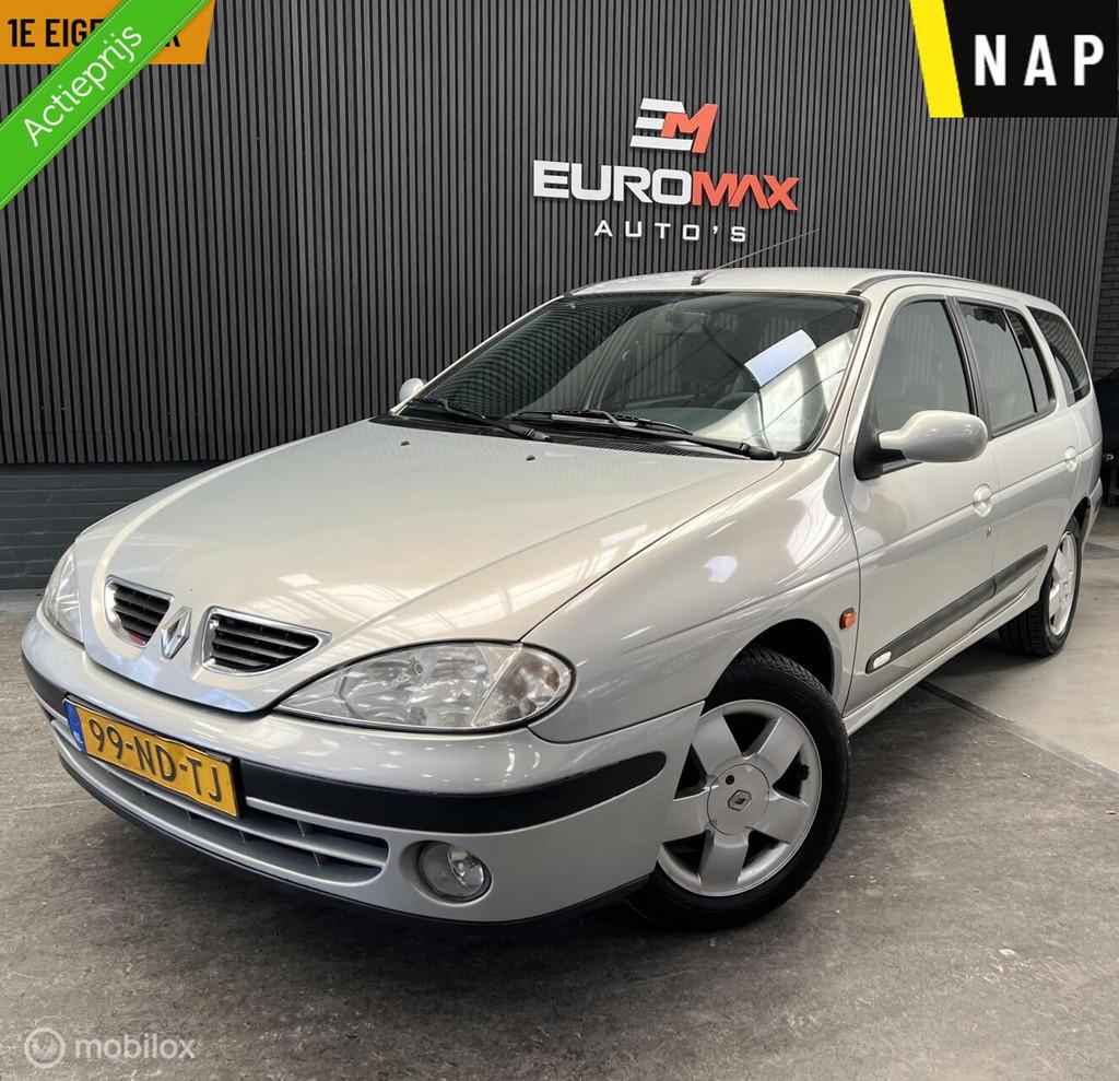 Renault Megane Break NW APK! 1e Eigenaar-NAP- Airco-Trekhaak, Auto's, Voorwielaandrijving, 1350 kg, Stof, Gebruikt