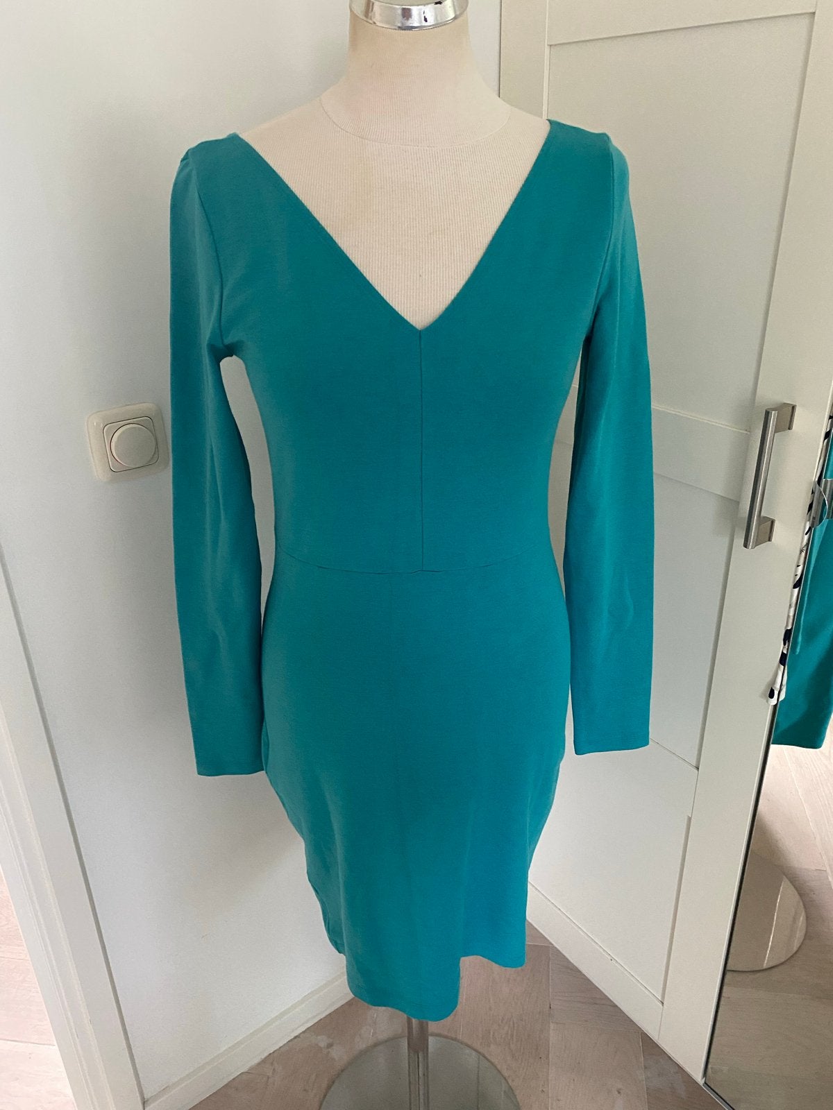 Vanilia jurk, maat M, turquoise, zo goed als nieuw, Kleding | Dames, Maat 38/40 (M), Overige kleuren, Ophalen of Verzenden, Zo goed als nieuw