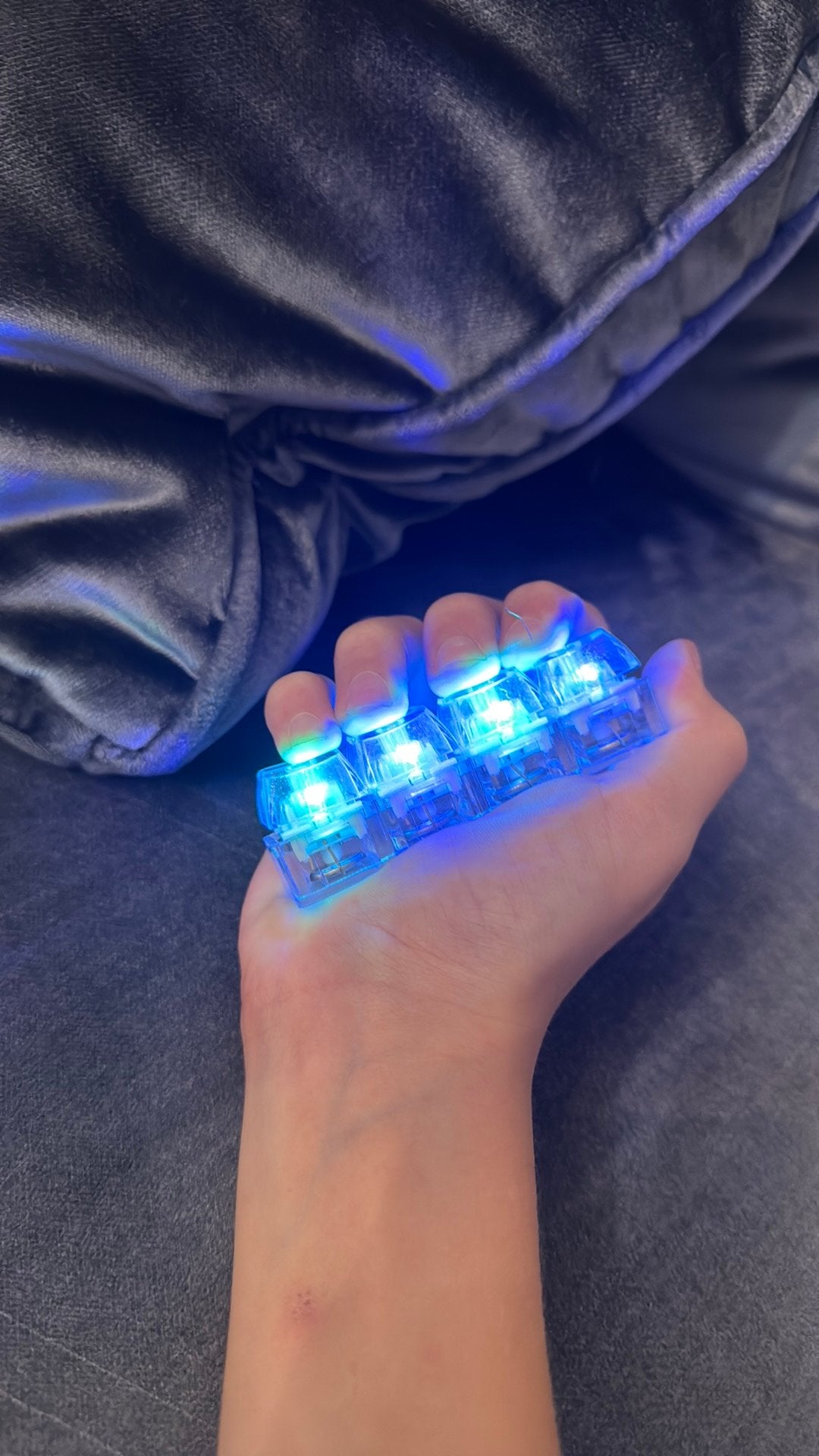 Lichtgevende keyboard clicks, Antiek en Kunst, Ophalen