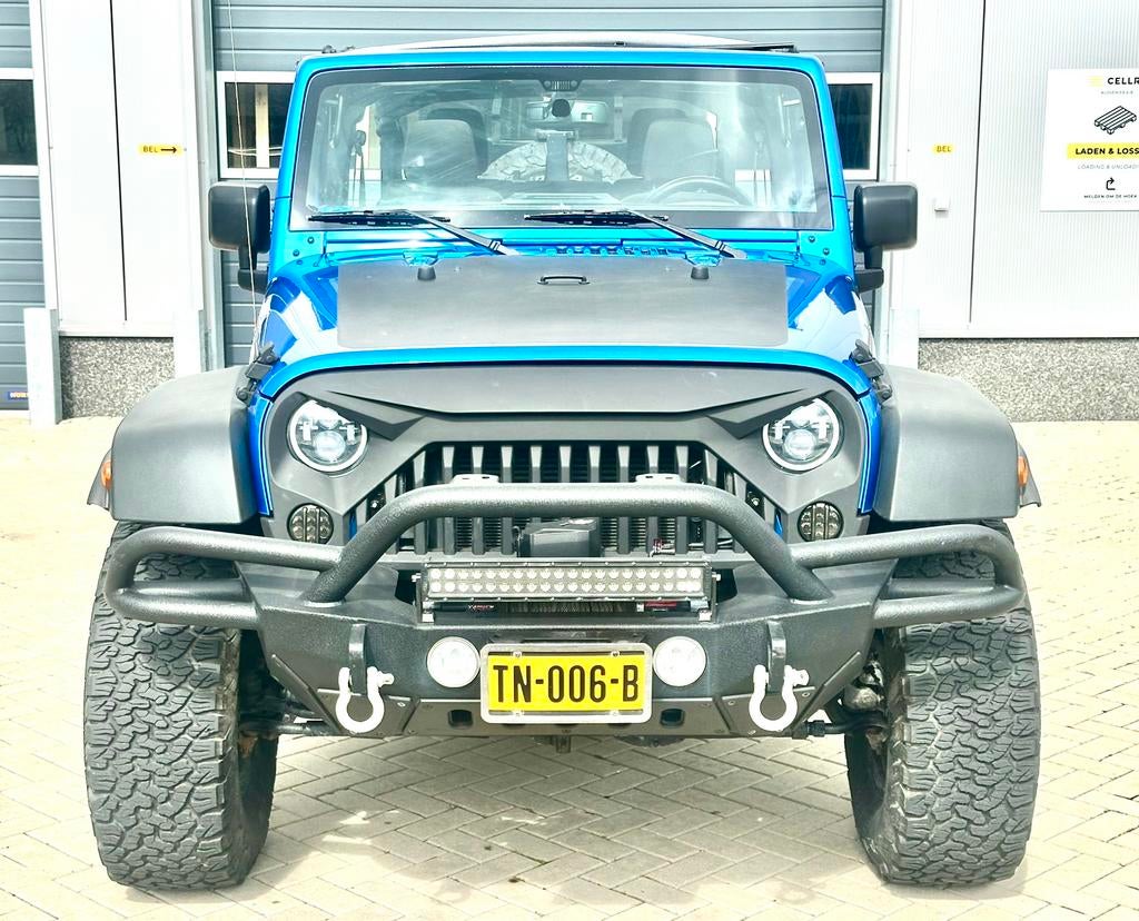 ‼️JEEP WRANGLER JK 3.6 V6 284PK EXTREME BLUE HARD/SOFFTOP‼️, Auto's, Jeep, Automaat, Stof, Zwart, 1885 kg