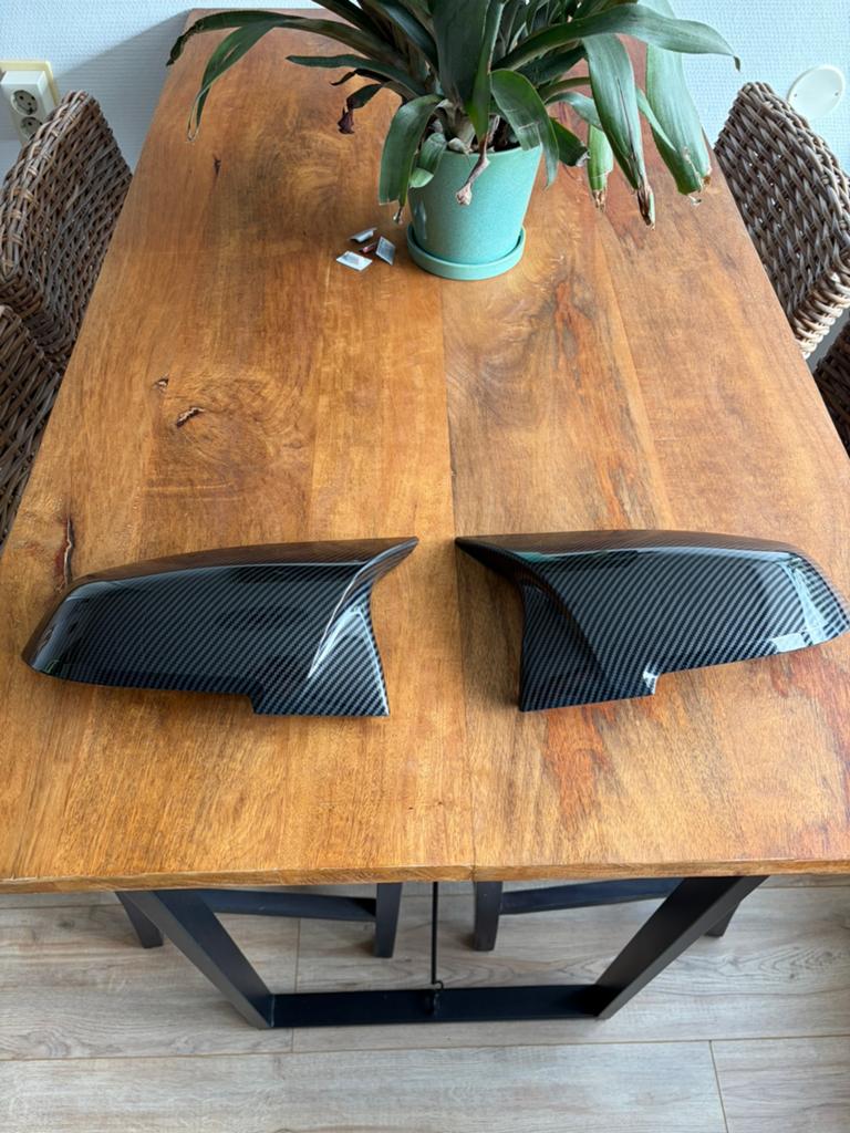 Nieuwe carbon M3 look bmw f series spiegelkappen, Ophalen of Verzenden, Nieuw, BMW