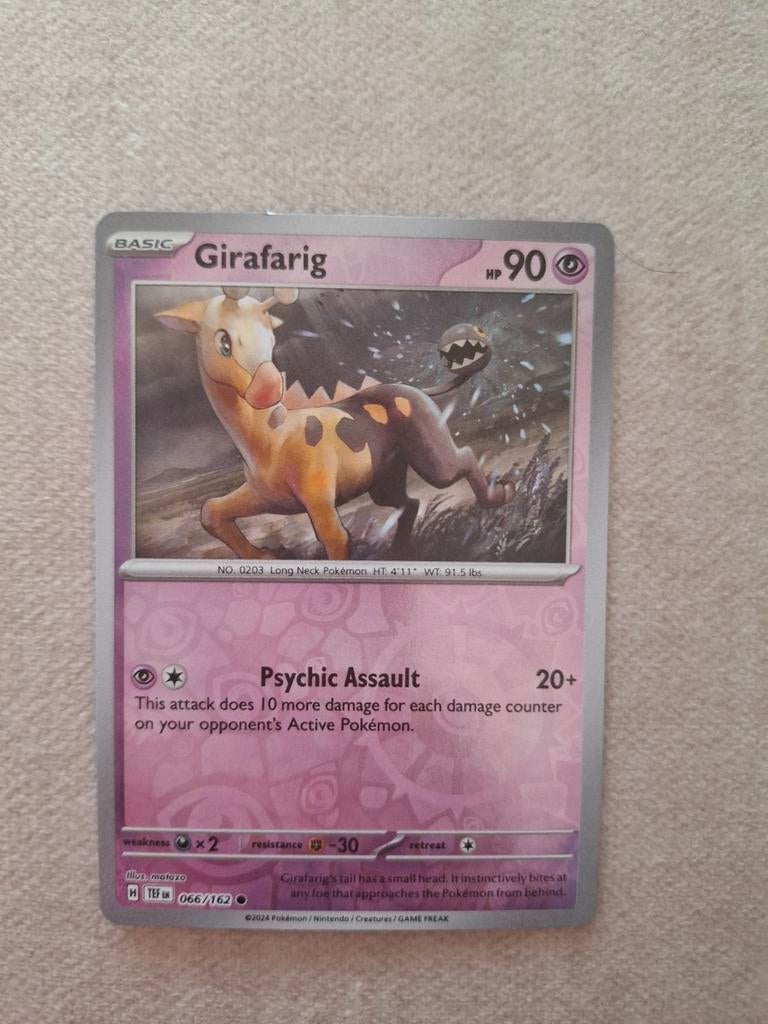 Girafarig 066/162 Temporal Forces, Ophalen of Verzenden, Nieuw