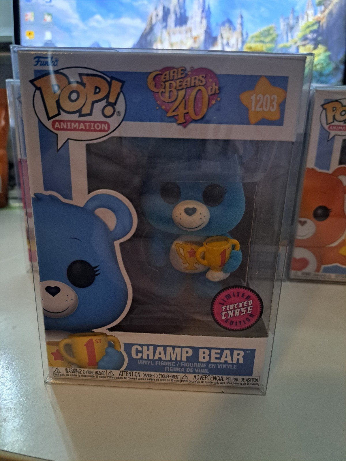 Funko Pop! Care Bears Champ Bear Chase (1203), Ophalen of Verzenden, Nieuw