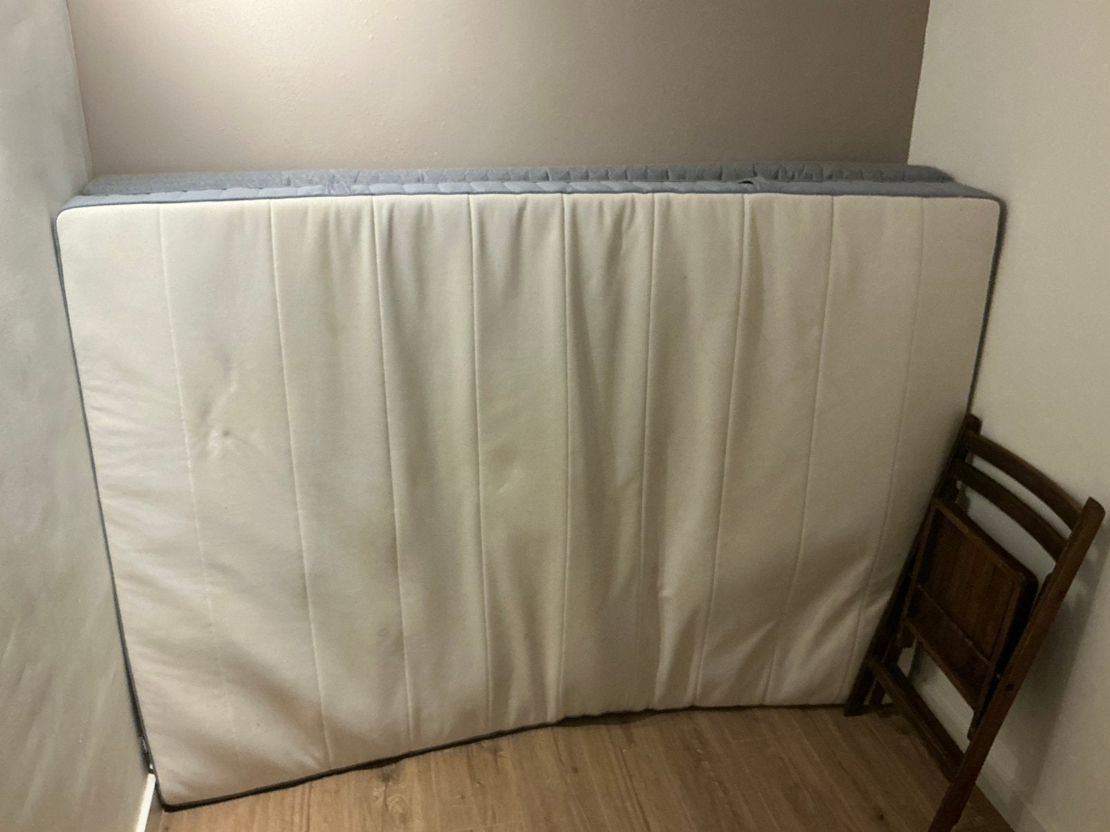 Ikea matras met topper, Huis en Inrichting, Slaapkamer | Matrassen en Bedbodems, Ophalen, Gebruikt, Tweepersoons, 140 cm