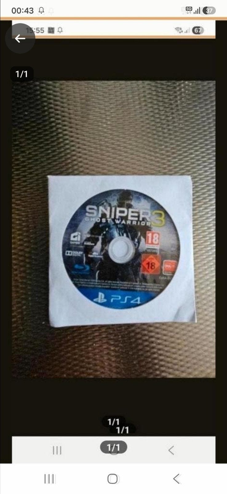 Sniper Ghost Warrior 3 PS4 - Zo goed als nieuw, Vanaf 18 jaar, Shooter, 1 speler, Ophalen of Verzenden