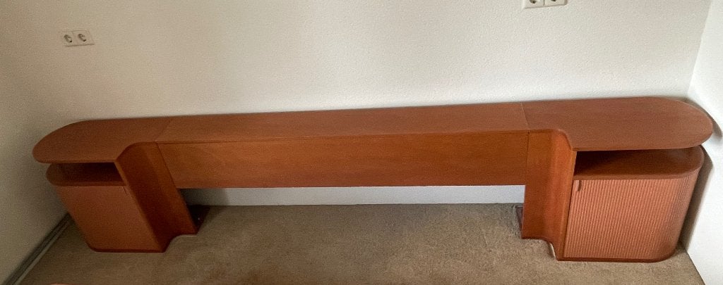 Auping nachtkastjes met achterwand, Ophalen, 55 tot 70 cm, Zo goed als nieuw, 45 tot 65 cm