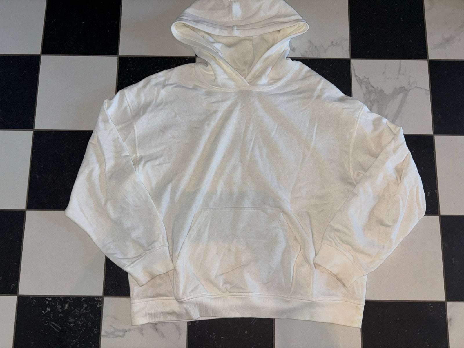 H&M divided witte hoody L, Ophalen of Verzenden, Zo goed als nieuw, Maat 38/40 (M), Wit