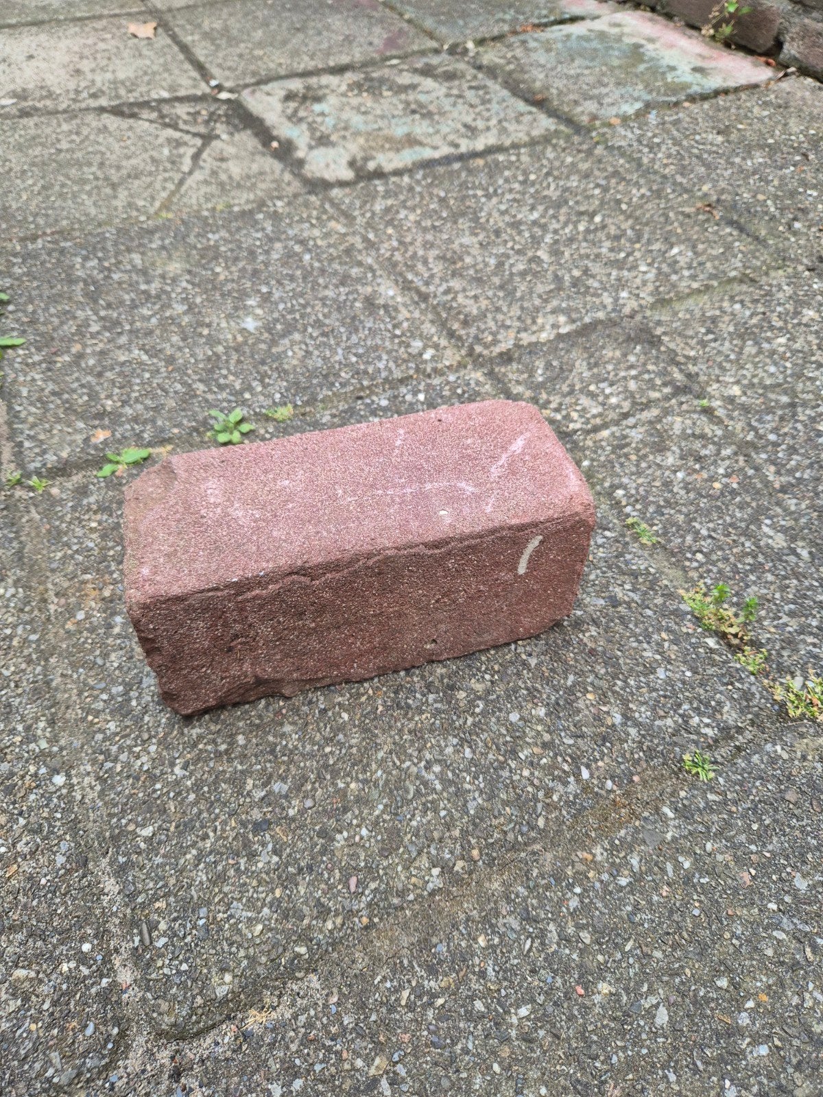 Oude gebakken 9-duims stenen voor opritten, Tuin en Terras, Ophalen, Gebruikt, Keramiek, Klinkers