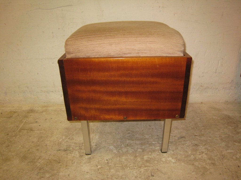 Vintage teak hocker / bergkist, Niet ingevuld, Gebruikt, Niet ingevuld, Niet ingevuld