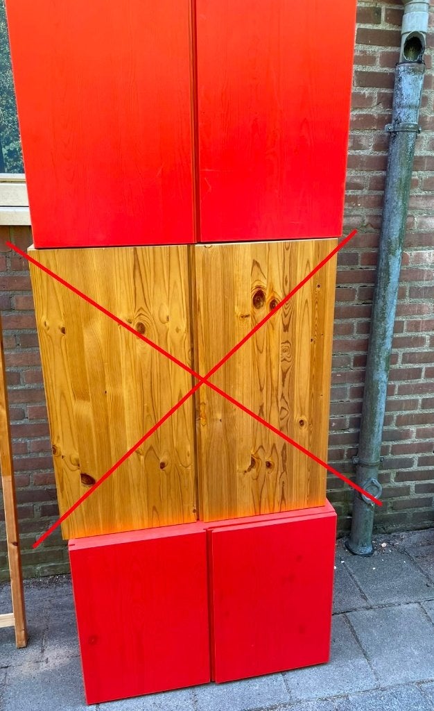 Ivar dichte kastjes met deurtjes (2x), Ophalen, Gebruikt