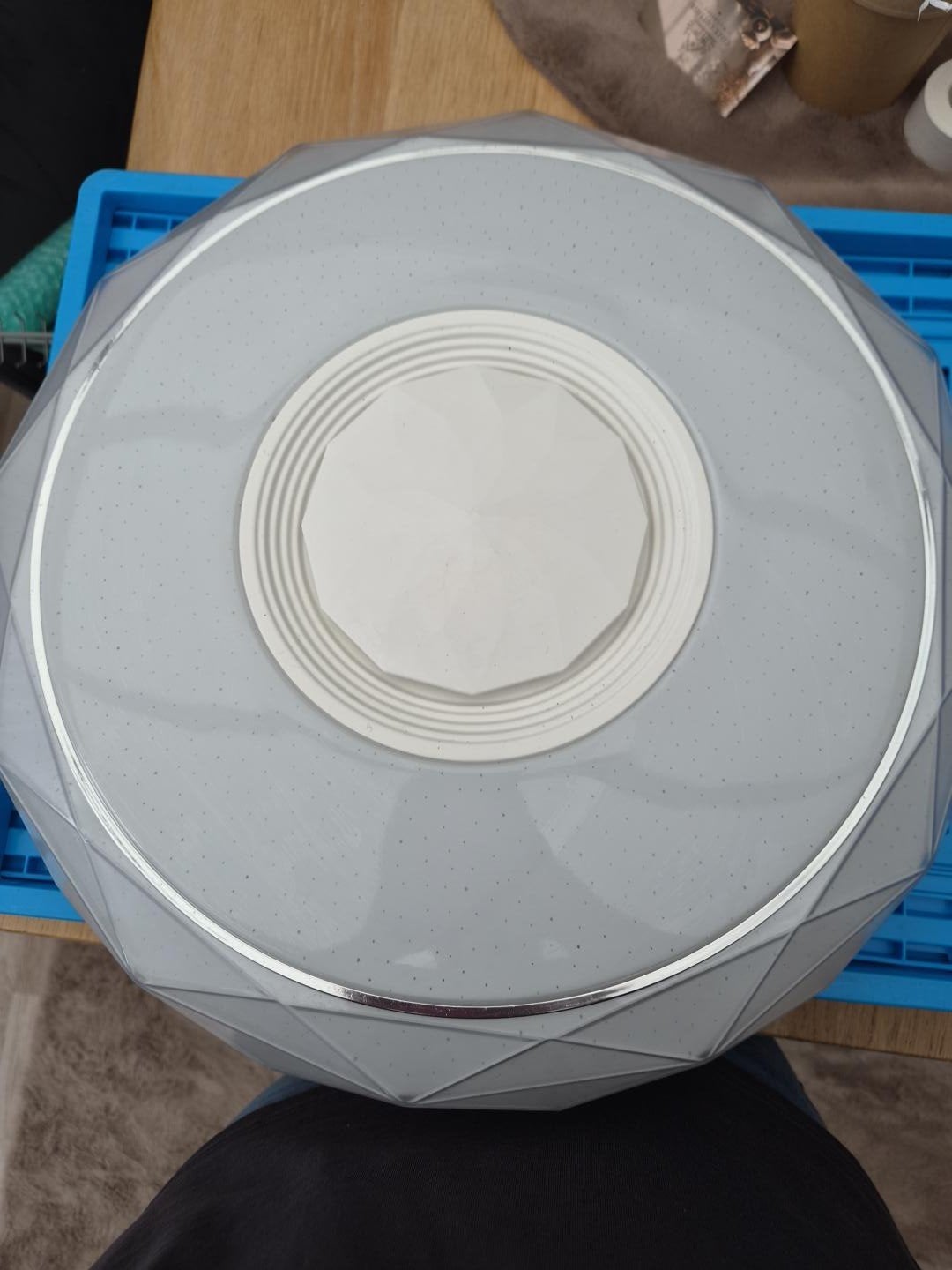 Plafondlamp met Bluetooth, RGB en afstandsbediening, Kunststof, Gebruikt, Met afstandsbediening, Ophalen of Verzenden