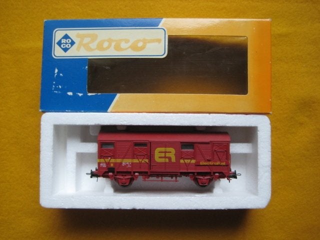 Electrorail werkwagon Roco H0 HO, Hobby en Vrije tijd, Gelijkstroom, Wagon, Ophalen of Verzenden, Zo goed als nieuw