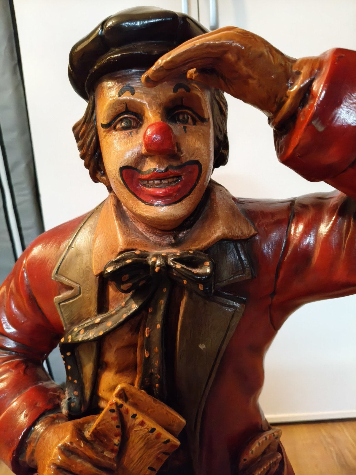 Houten clown handgeschilderd (ophalen), Verzamelen, Ophalen