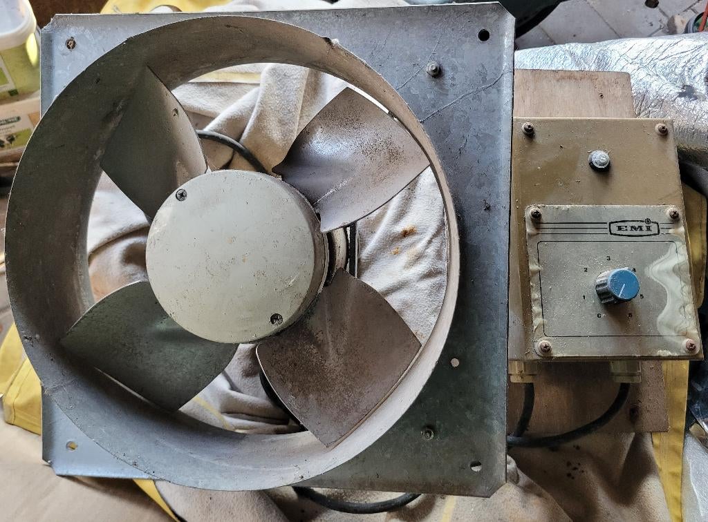 Schuurventilator inbouw, Ophalen, Gebruikt, Ventilator