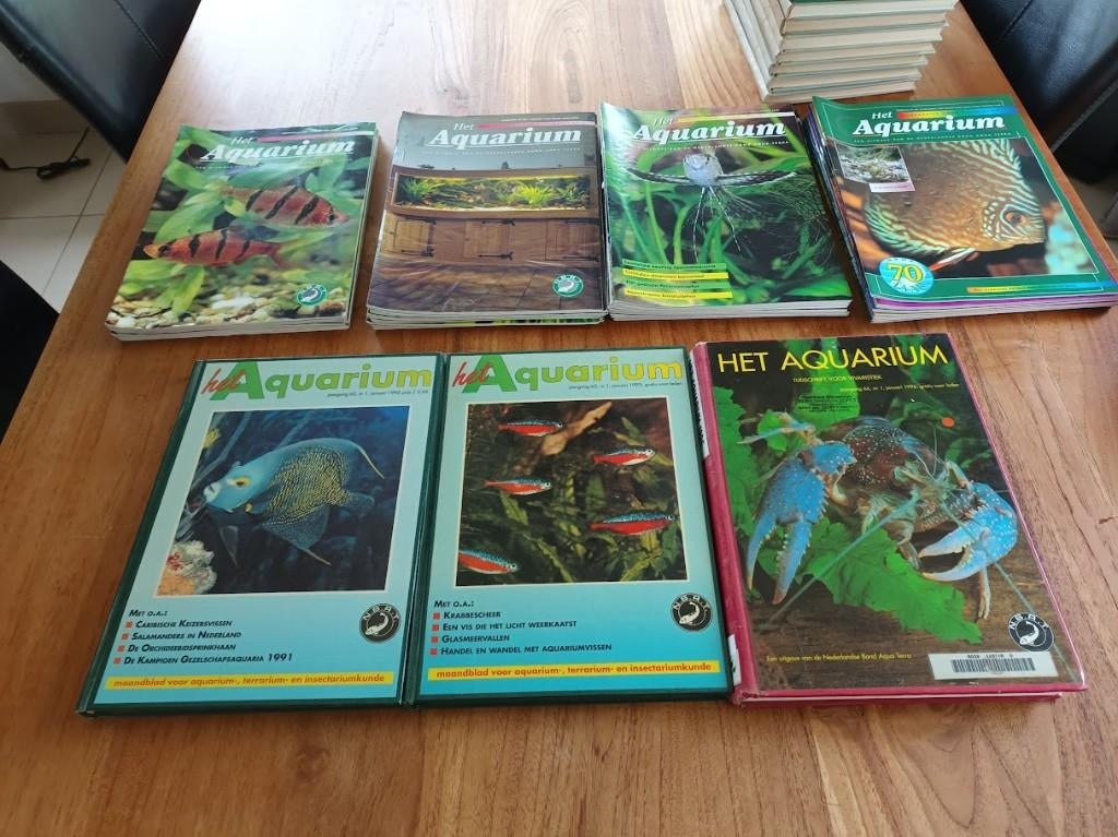 28 jaargangen "Het Aquarium", Boeken, Tijdschriften en Kranten, Ophalen, Gelezen, Overige typen