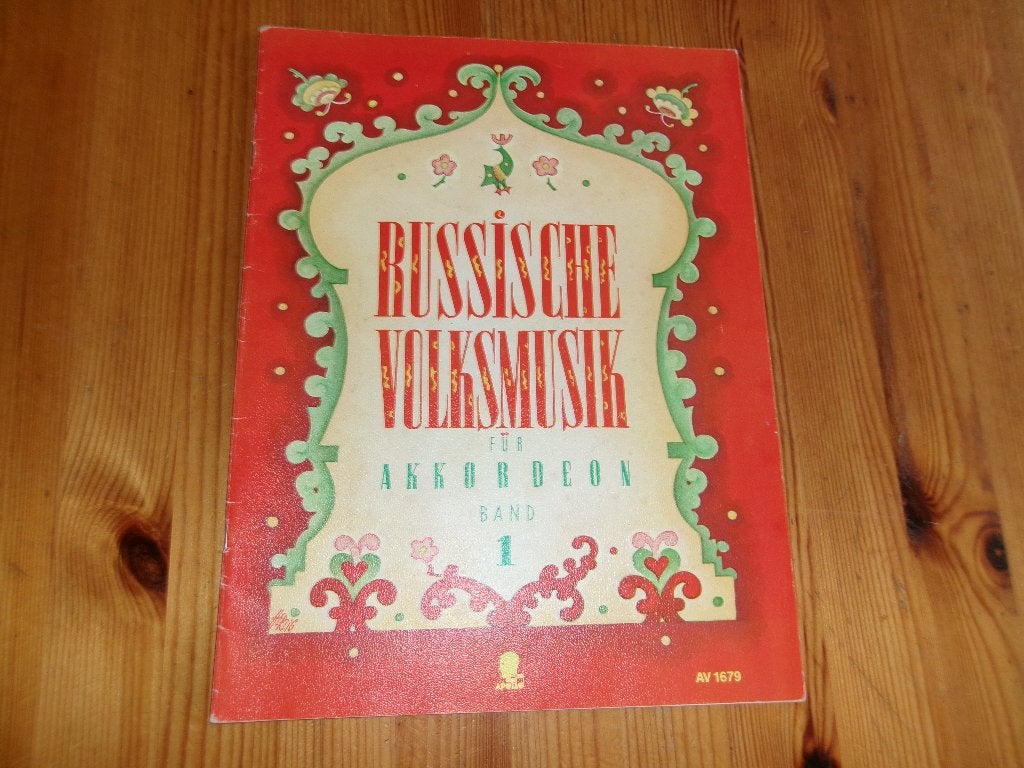 Russische volksmusik fur akkordeon - band 1, Accordeon, Ophalen of Verzenden, Zo goed als nieuw, Artiest of Componist