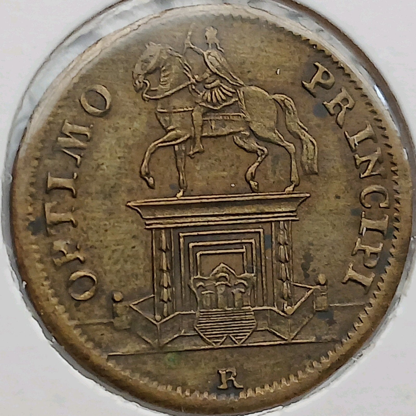 Louis XVI 1774-1792 Optimo Principi R Antieke Counter Token, Ophalen of Verzenden