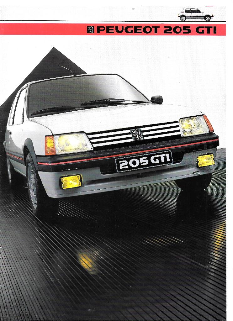 PEUGEOT 205 GTI,  1984, Ophalen of Verzenden, Zo goed als nieuw, Peugeot