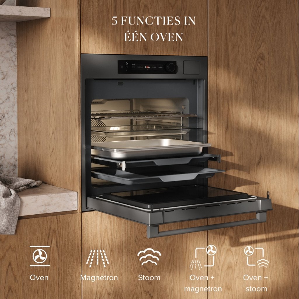 Nieuwe ATAG CSX8695D combi-stoomoven magnetron 5-in-1, Ophalen, 60 cm of meer, Nieuw, Combi-oven