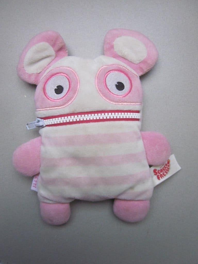 Schmidt Gerd Hahn's Sorgenfresser roze-wit zacht pluche, Kinderen en Baby's, Speelgoed | Knuffels en Pluche, Overige merken, Overige karakters