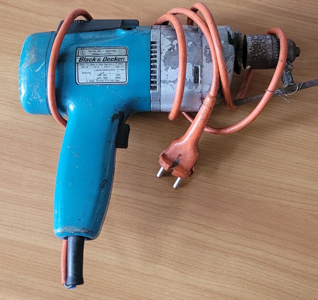Black en decker boormachine te koop, Ophalen of Verzenden, Gebruikt, Boormachine