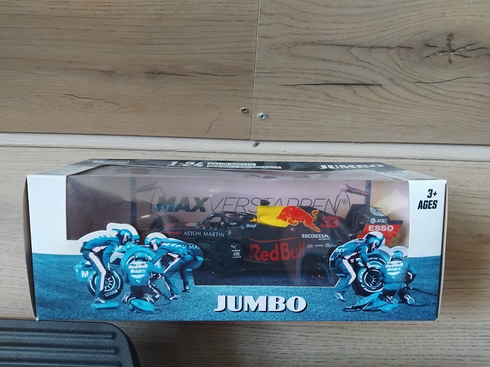 Max Verstappen Red Bull Racing F1 auto 1:24 Jumbo, Ophalen of Verzenden, Nieuw, Bburago