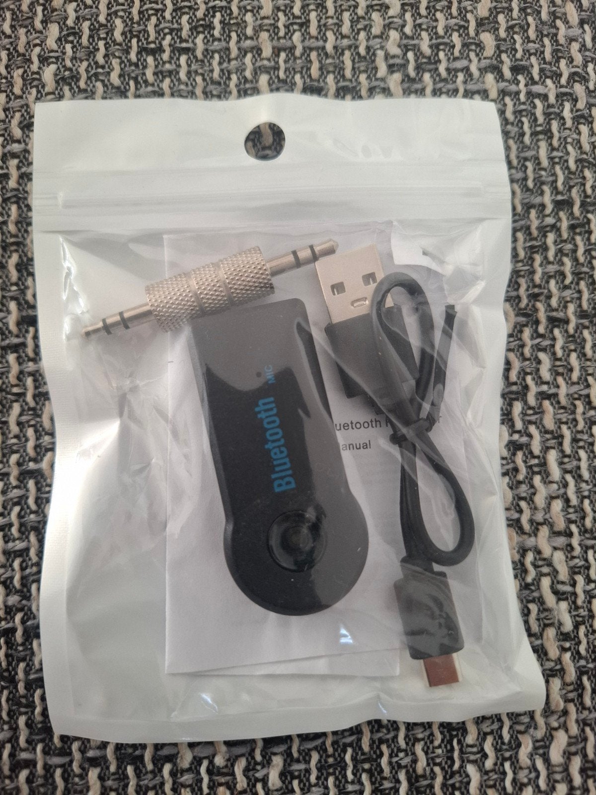 Bluetooth Audio Ontvanger Adapter met 3.5mm Jack, Ophalen of Verzenden, Nieuw